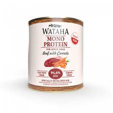 Wataha dog 800g mono 94,6% wół z marchewką