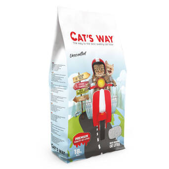 Żwirek CAT'S WAY 18L naturalny