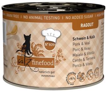 Catz 190g kons.ragout finefood 609 wiep.ciele