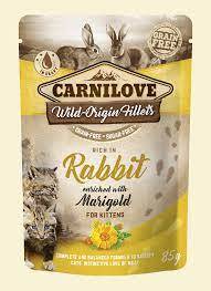 Carnilove cat sasz 85g rabit&marigold król/aksamit 5+1 gratis