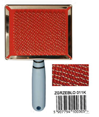 Zgrzebło LL 011K metal/kulki