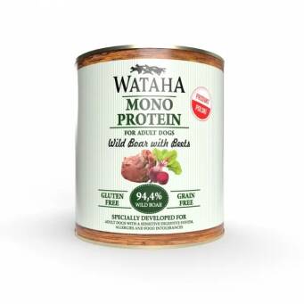 Wataha dog 800g mono 94,4% dzik z burakami 5+1 gratis