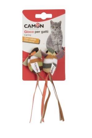 Camon cat toy mysz w paski 2szt