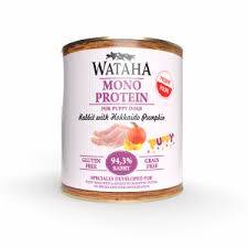 Wataha dog 800g mono 94,3% puppy jagnie z borówką