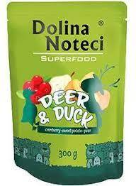 DOLINA NOTECI pies SuperFood 300g jeleń kaczka