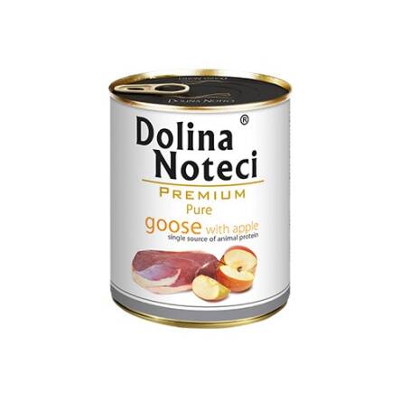 DOLINA NOTECI pies Pure Gęś z jabłkiem 800g