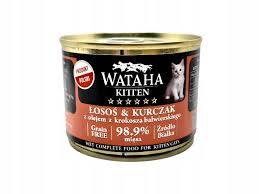 Wataha cat 200g hunt kitten łosoś kurczak