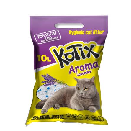 Piasek Silica gel KOTIX 10L lavender (4kg)