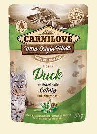 Carnilove cat sasz 85g duck&catnip 5+1 gratis