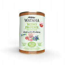 Wataha dog 400g mono 94,3% puppy lamb borówka 5+1 gratis