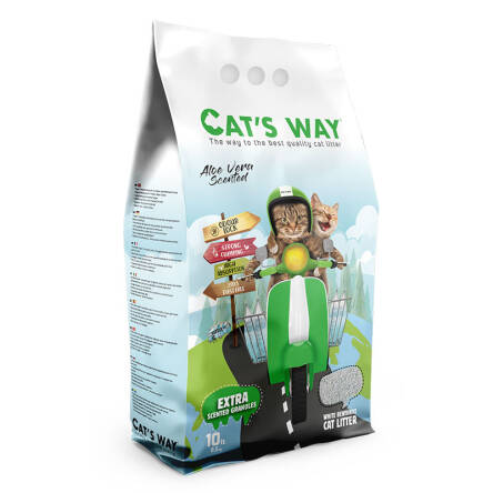 Żwirek CAT'S WAY 10L zapach aloesu