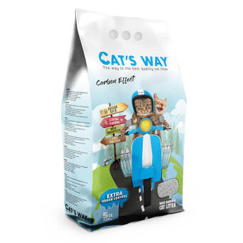 Żwirek CAT'S WAY 5L z węglem aktywnym