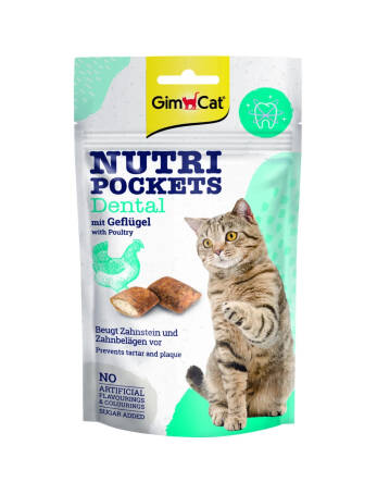 Gimcat kot nutri pock 60g dental+drób